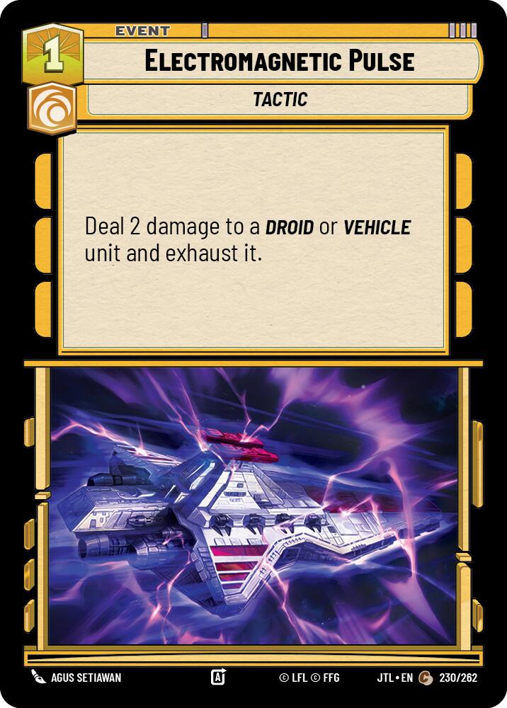 Electromagnetic Pulse (230/262) (230/257) [Jump to Lightspeed] | Jomio and Rueliete's Cards and Comics