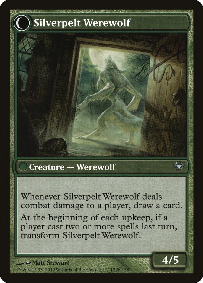 Lambholt Elder // Silverpelt Werewolf [Dark Ascension] | Jomio and Rueliete's Cards and Comics