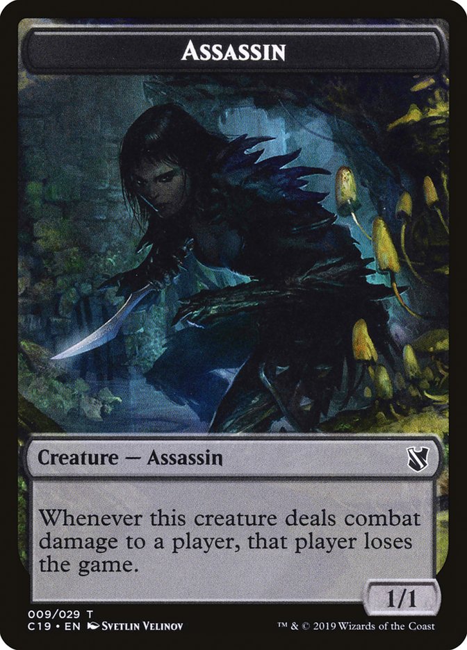 Assassin Token [Commander 2019 Tokens] | Jomio and Rueliete's Cards and Comics