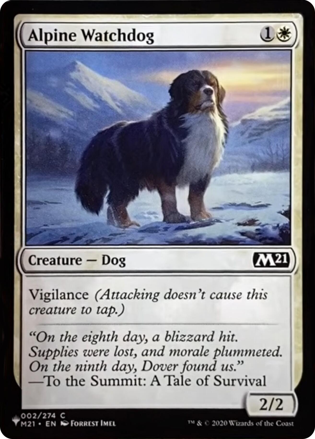 Alpine Watchdog [The List] | Jomio and Rueliete's Cards and Comics
