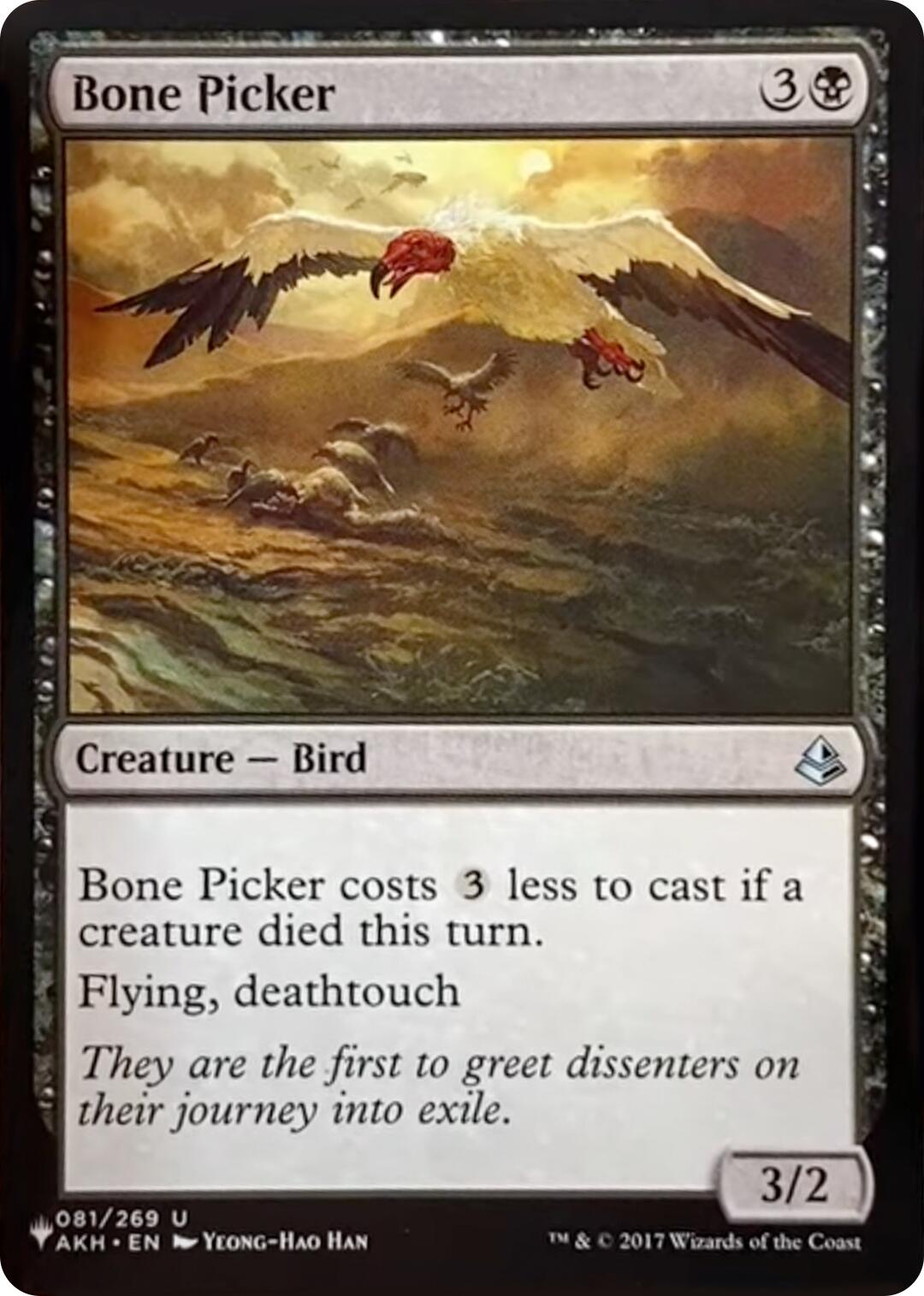 Bone Picker [The List] | Jomio and Rueliete's Cards and Comics