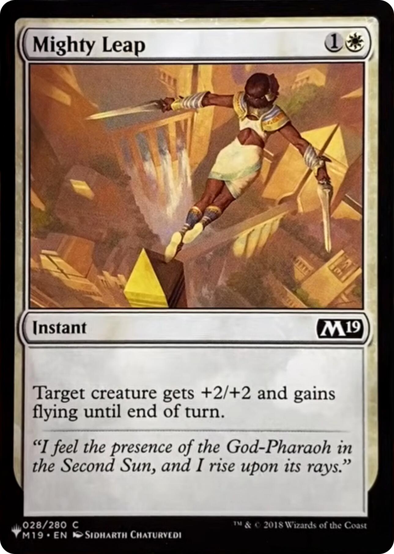 Mighty Leap [The List] | Jomio and Rueliete's Cards and Comics