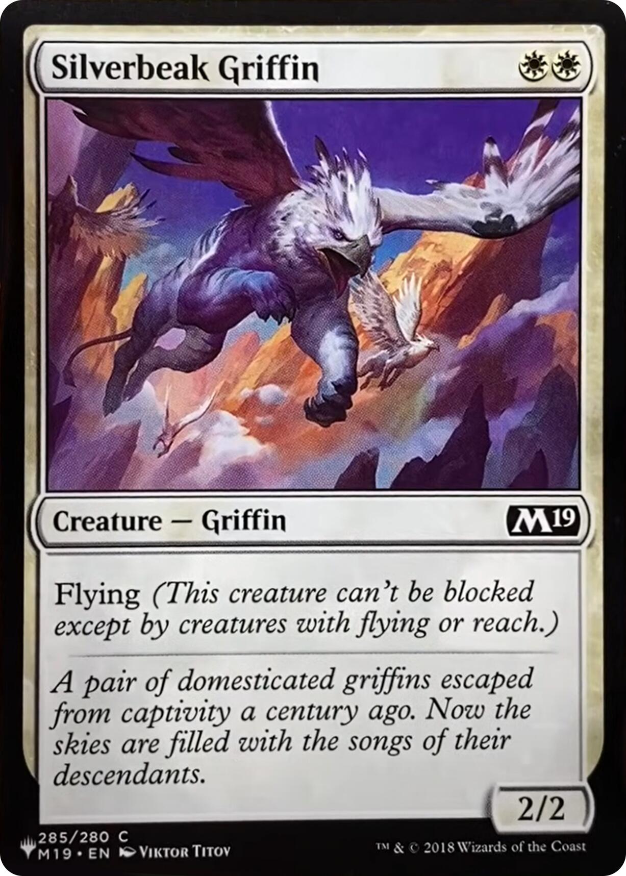 Silverbeak Griffin [The List] | Jomio and Rueliete's Cards and Comics