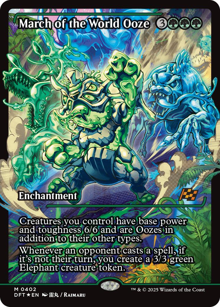 March of the World Ooze (Showcase) (Japanese) [Aetherdrift] | Jomio and Rueliete's Cards and Comics