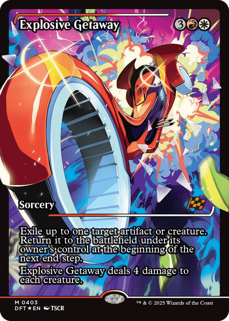 Explosive Getaway (Showcase) (Japanese) [Aetherdrift] | Jomio and Rueliete's Cards and Comics