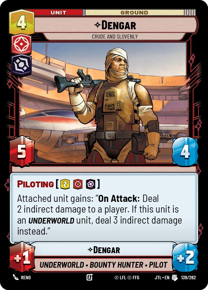 Dengar - Crude and Slovenly (139/262) (139/257) [Jump to Lightspeed] | Jomio and Rueliete's Cards and Comics