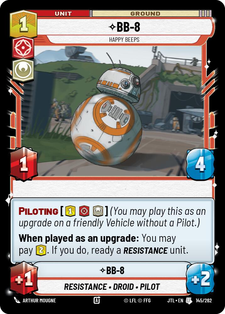 BB-8 - Happy Beeps (145/262) (145/257) [Jump to Lightspeed] | Jomio and Rueliete's Cards and Comics