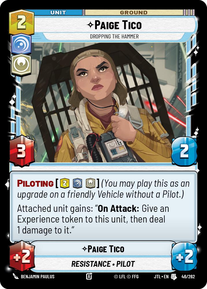 Paige Tico - Dropping the Hammer (046/262) (046/257) [Jump to Lightspeed] | Jomio and Rueliete's Cards and Comics