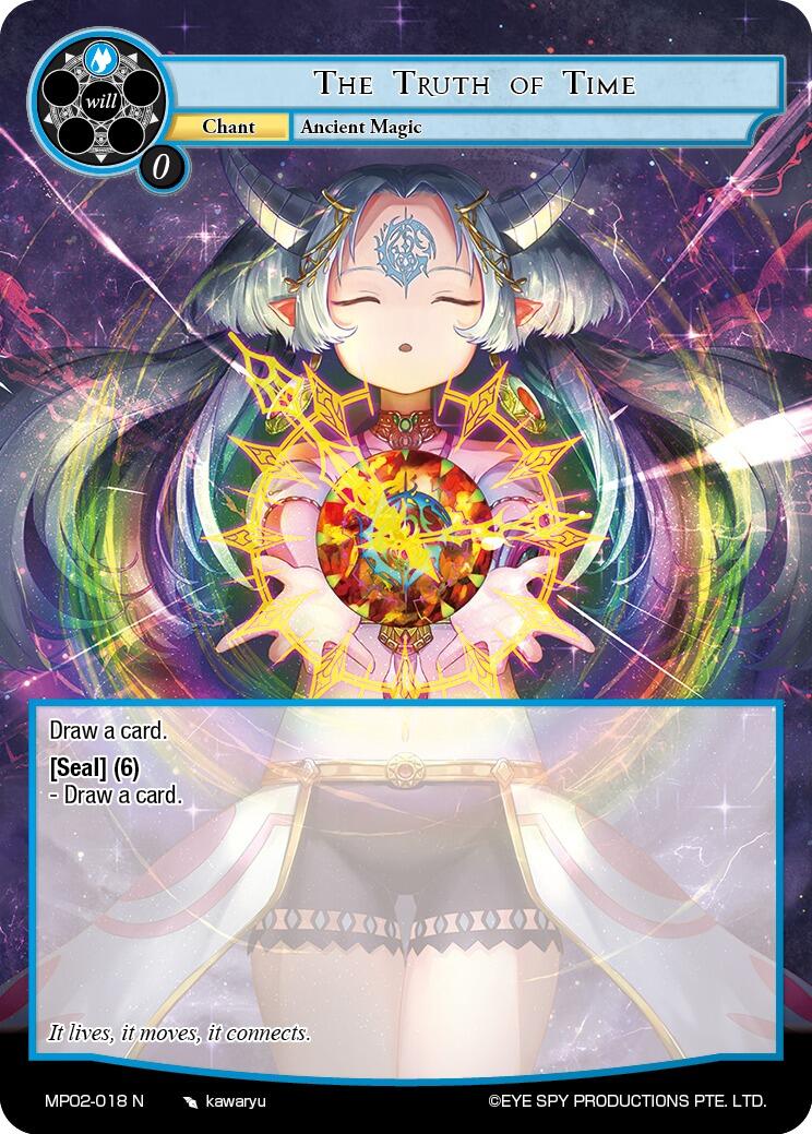 The Truth of Time (MP02-018 N) [Masterpiece Collection 02 "Fates Reunited!"] | Jomio and Rueliete's Cards and Comics
