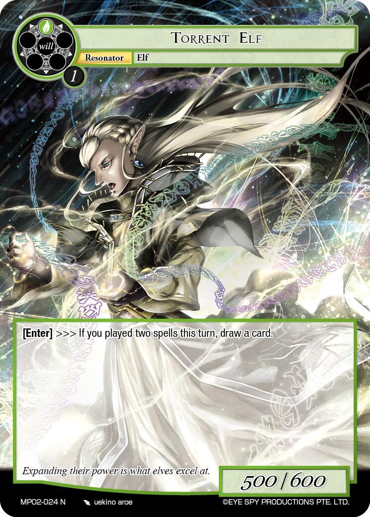 Torrent Elf (MP02-024 N) [Masterpiece Collection 02 "Fates Reunited!"] | Jomio and Rueliete's Cards and Comics
