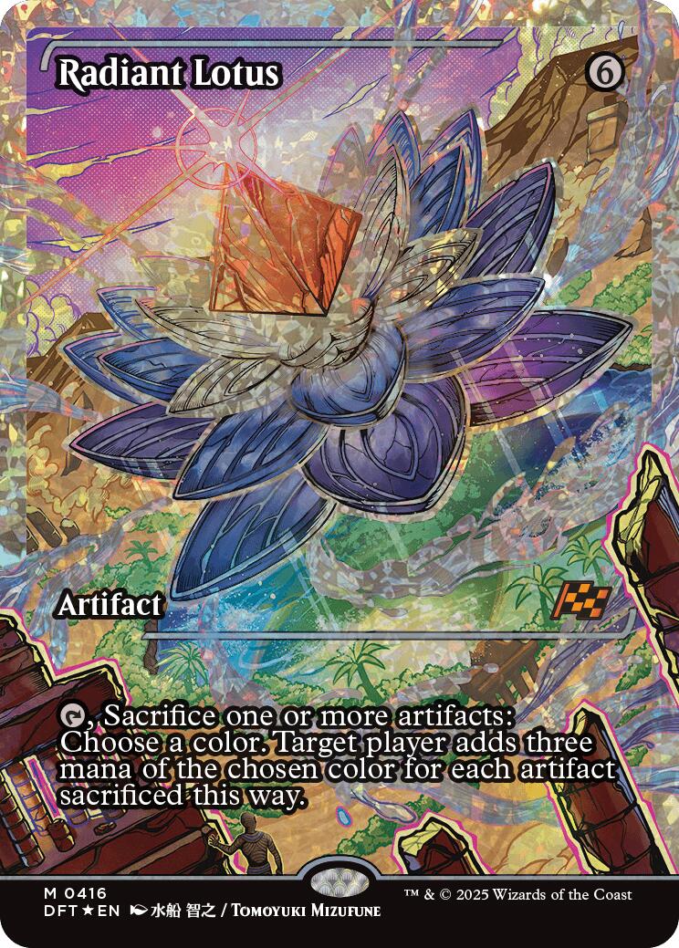 Radiant Lotus (Showcase Fracture Foil) (Japanese) [Aetherdrift] | Jomio and Rueliete's Cards and Comics