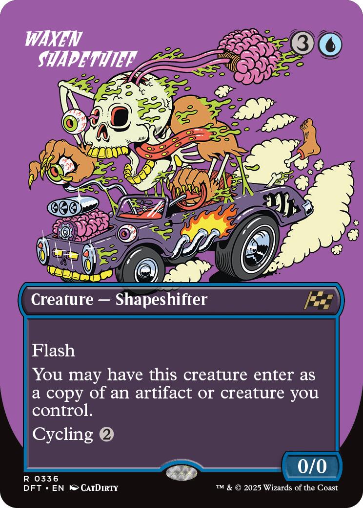 Waxen Shapethief (Borderless) [Aetherdrift] | Jomio and Rueliete's Cards and Comics