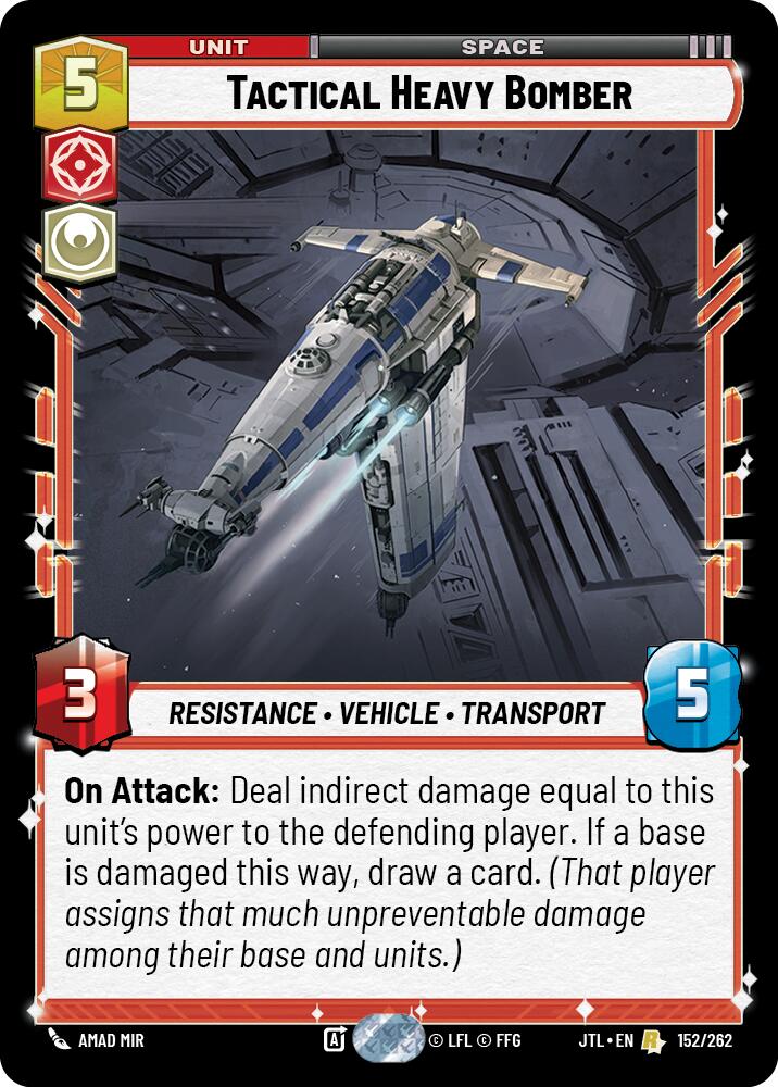 Tactical Heavy Bomber (152/262) (152/257) [Jump to Lightspeed] | Jomio and Rueliete's Cards and Comics