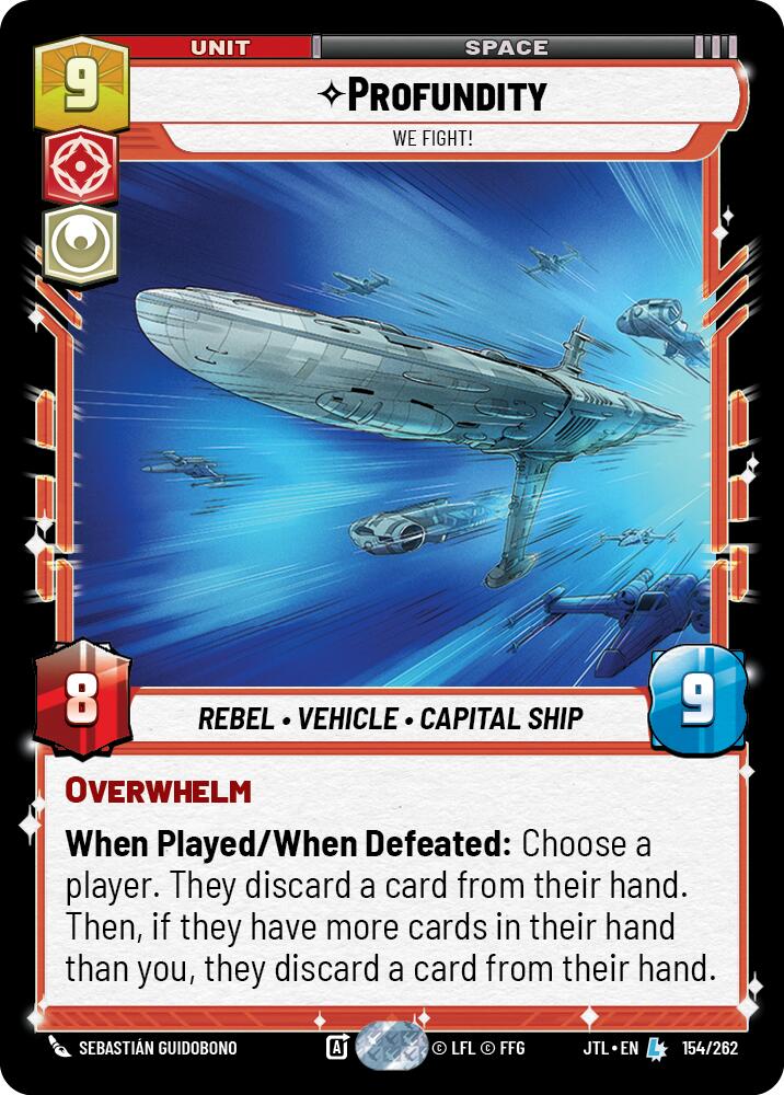 Profundity - We Fight! (154/262) (154/257) [Jump to Lightspeed] | Jomio and Rueliete's Cards and Comics