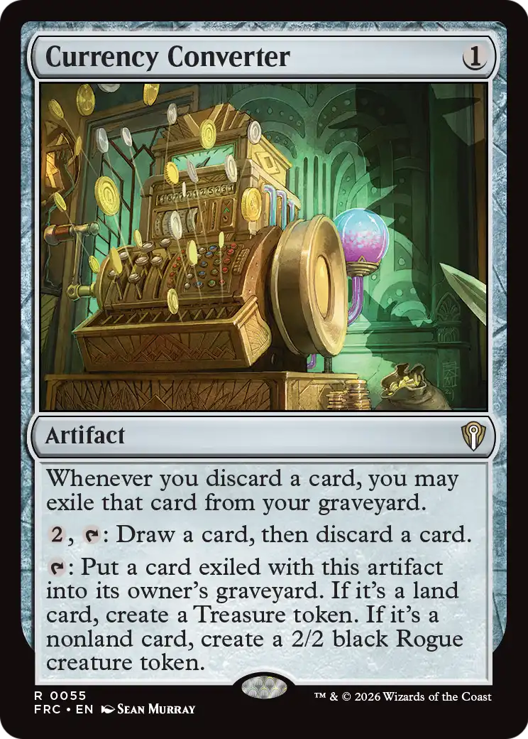 Currency Converter [Reality Fracture Commander] | Jomio and Rueliete's Cards and Comics