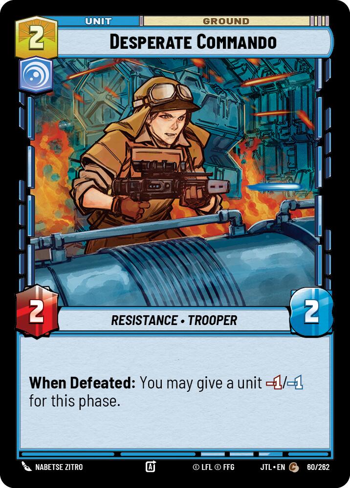 Desperate Commando (060/262) (060/257) [Jump to Lightspeed] | Jomio and Rueliete's Cards and Comics