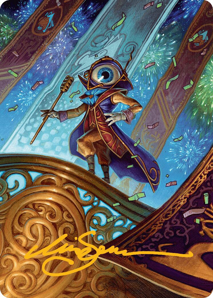 Vnwxt, Verbose Host Art Card (Gold-Stamped Signature) [Aetherdrift Art Series] | Jomio and Rueliete's Cards and Comics