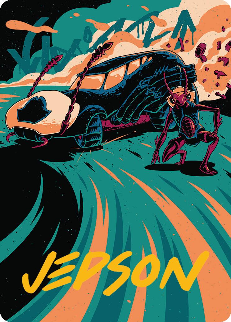 Carrion Cruiser Art Card (Gold-Stamped Signature) [Aetherdrift Art Series] | Jomio and Rueliete's Cards and Comics