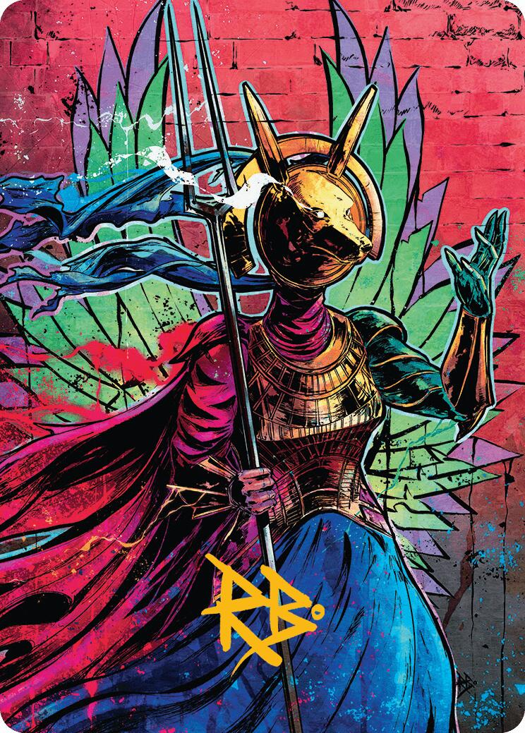 Hazoret, Godseeker Art Card (Gold-Stamped Signature) [Aetherdrift Art Series] | Jomio and Rueliete's Cards and Comics