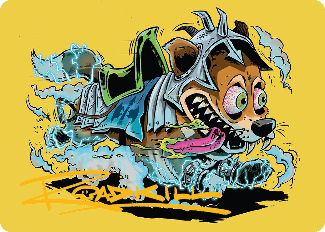 District Mascot Art Card (50/54) (Gold-Stamped Signature) [Aetherdrift Art Series] | Jomio and Rueliete's Cards and Comics
