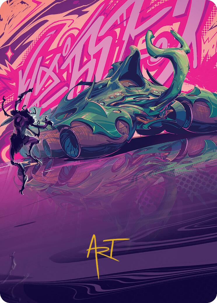 Earthrumbler Art Card (Gold-Stamped Signature) [Aetherdrift Art Series] | Jomio and Rueliete's Cards and Comics