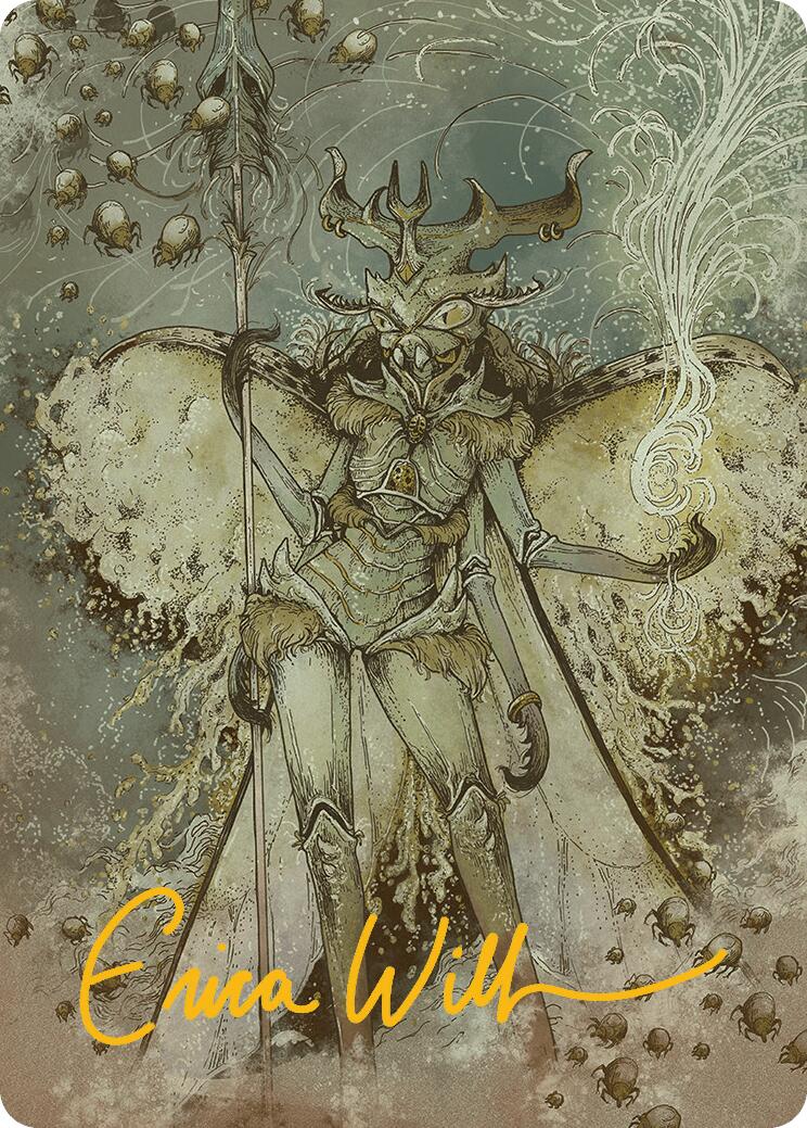 Aatchik, Emerald Radian Art Card (6/54) (Gold-Stamped Signature) [Aetherdrift Art Series] | Jomio and Rueliete's Cards and Comics