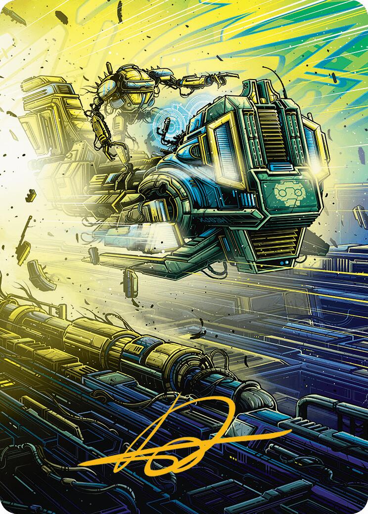 Guidelight Pathmaker Art Card (Gold-Stamped Signature) [Aetherdrift Art Series] | Jomio and Rueliete's Cards and Comics