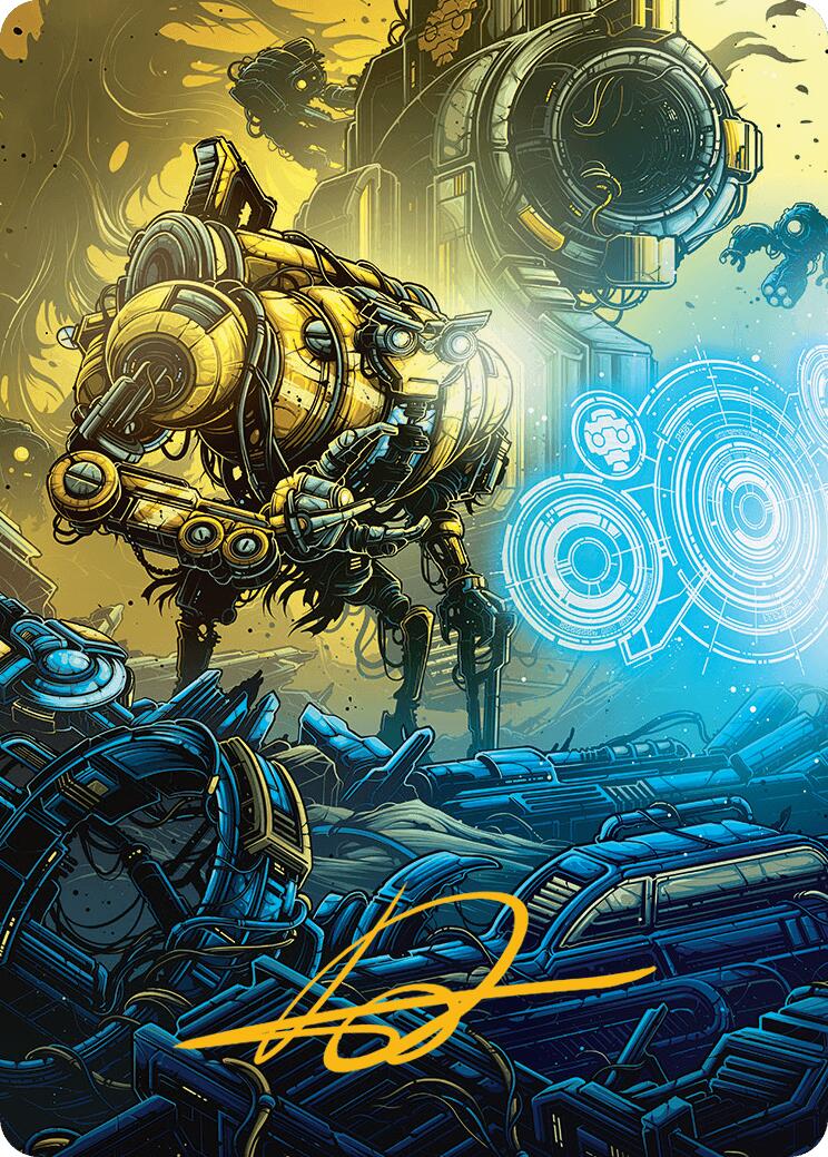 Mendicant Core, Guidelight Art Card (1/54) (Gold-Stamped Signature) [Aetherdrift Art Series] | Jomio and Rueliete's Cards and Comics