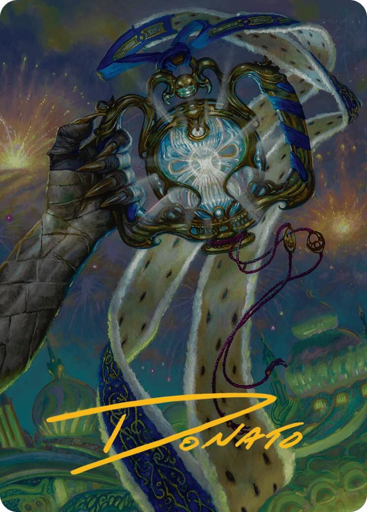 The Aetherspark Art Card (Gold-Stamped Signature) [Aetherdrift Art Series] | Jomio and Rueliete's Cards and Comics