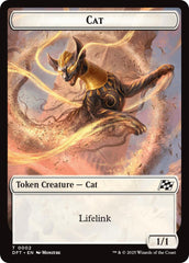 Cat // Thopter (0010) Double-Sided Token [Aetherdrift Tokens] | Jomio and Rueliete's Cards and Comics