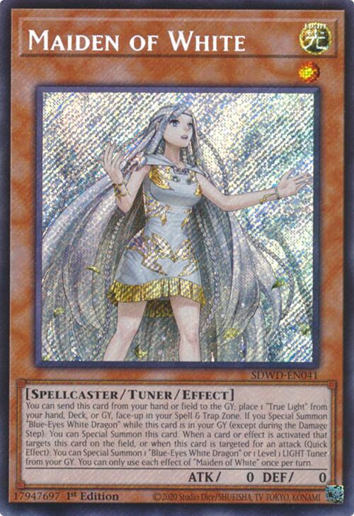 Maiden of White (Secret Rare) [SDWD-EN041] Secret Rare | Jomio and Rueliete's Cards and Comics
