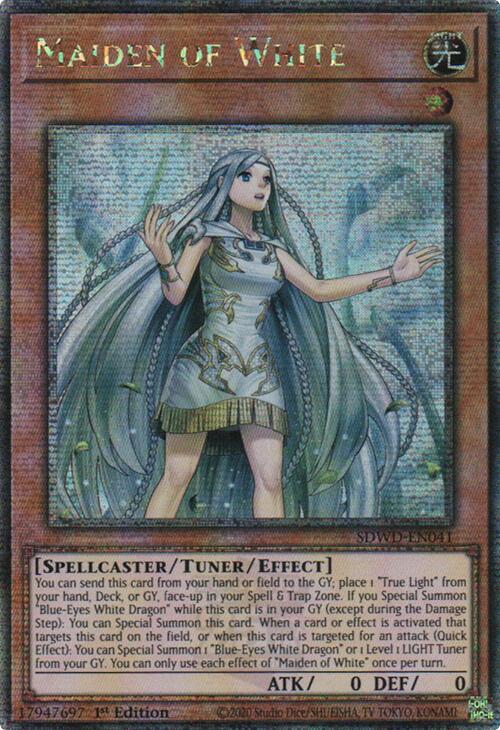 Maiden of White (Quarter Century Secret Rare) [SDWD-EN041] Quarter Century Secret Rare | Jomio and Rueliete's Cards and Comics