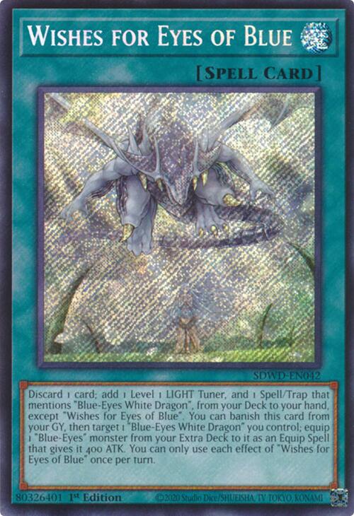 Wishes for Eyes of Blue (Secret Rare) [SDWD-EN042] Secret Rare | Jomio and Rueliete's Cards and Comics