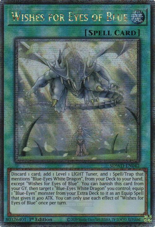 Wishes for Eyes of Blue (Quarter Century Secret Rare) [SDWD-EN042] Quarter Century Secret Rare | Jomio and Rueliete's Cards and Comics
