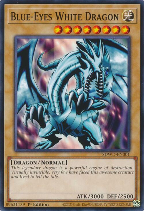 Blue-Eyes White Dragon [SDWD-EN001] Common | Jomio and Rueliete's Cards and Comics