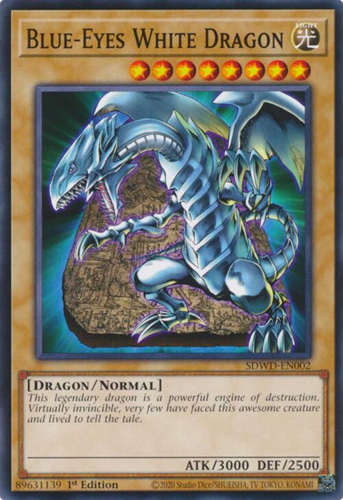 Blue-Eyes White Dragon [SDWD-EN002] Common | Jomio and Rueliete's Cards and Comics