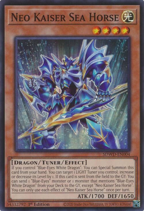 Neo Kaiser Sea Horse [SDWD-EN004] Super Rare | Jomio and Rueliete's Cards and Comics