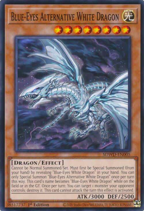 Blue-Eyes Alternative White Dragon [SDWD-EN005] Common | Jomio and Rueliete's Cards and Comics