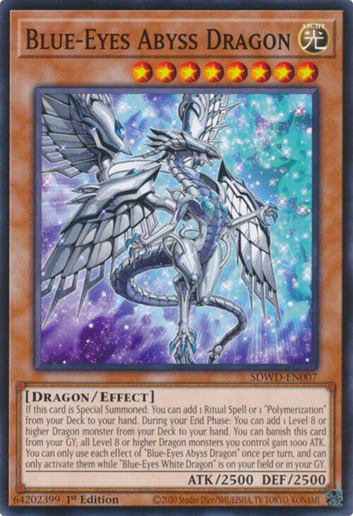Blue-Eyes Abyss Dragon [SDWD-EN007] Common | Jomio and Rueliete's Cards and Comics