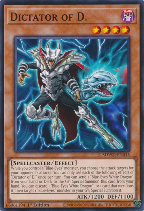 Dictator of D. [SDWD-EN015] Common | Jomio and Rueliete's Cards and Comics