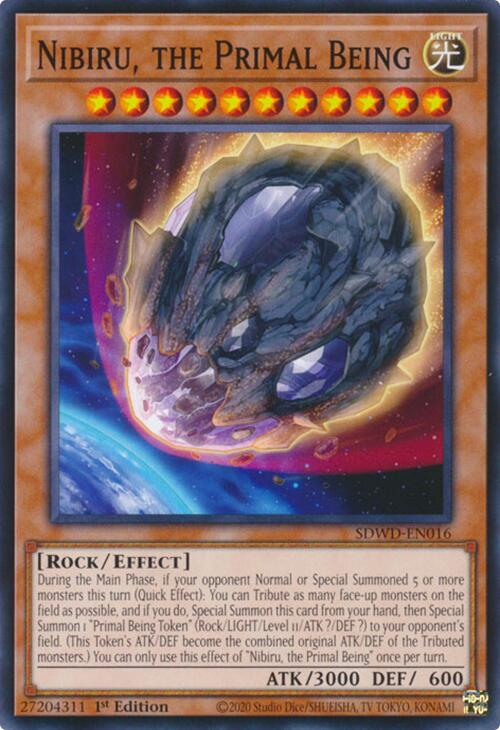 Nibiru, the Primal Being [SDWD-EN016] Common | Jomio and Rueliete's Cards and Comics
