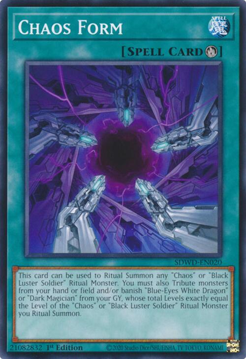Chaos Form [SDWD-EN020] Common | Jomio and Rueliete's Cards and Comics
