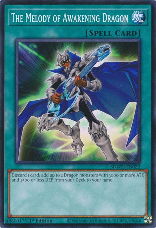 The Melody of Awakening Dragon [SDWD-EN022] Common | Jomio and Rueliete's Cards and Comics
