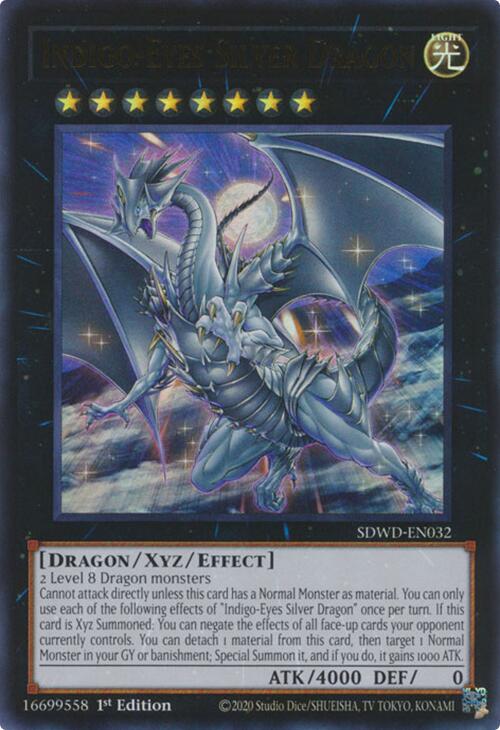 Indigo-Eyes Silver Dragon [SDWD-EN032] Ultra Rare | Jomio and Rueliete's Cards and Comics