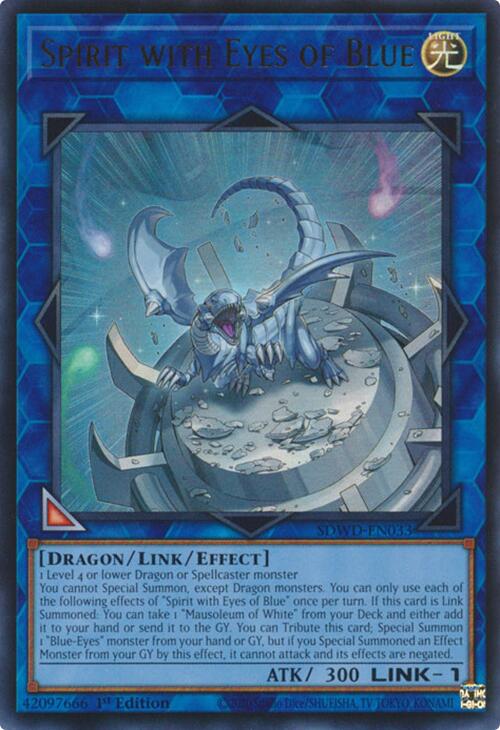 Spirit with Eyes of Blue [SDWD-EN033] Ultra Rare | Jomio and Rueliete's Cards and Comics