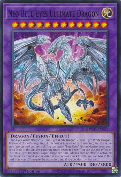 Neo Blue-Eyes Ultimate Dragon [SDWD-EN035] Common | Jomio and Rueliete's Cards and Comics