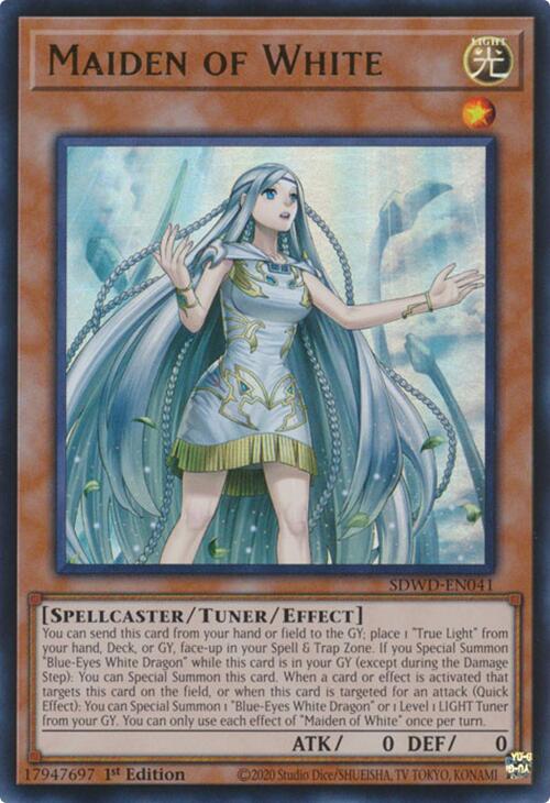 Maiden of White [SDWD-EN041] Ultra Rare | Jomio and Rueliete's Cards and Comics