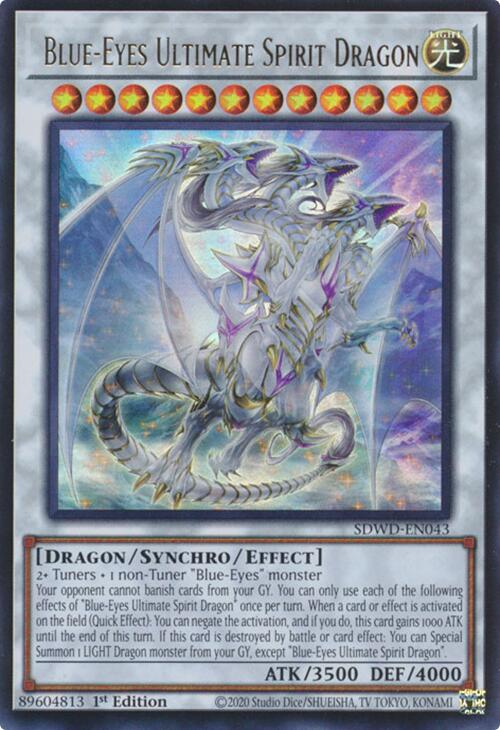 Blue-Eyes Ultimate Spirit Dragon [SDWD-EN043] Ultra Rare | Jomio and Rueliete's Cards and Comics