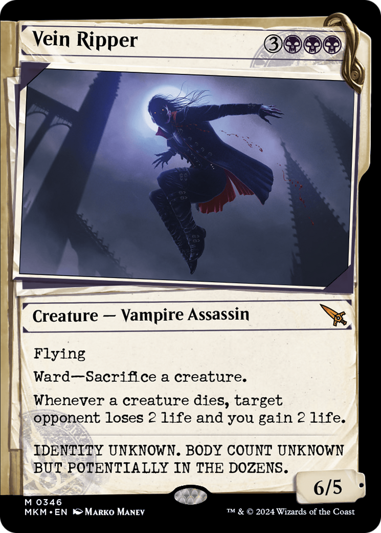 Vein Ripper (Showcase) [Murders at Karlov Manor] | Jomio and Rueliete's Cards and Comics