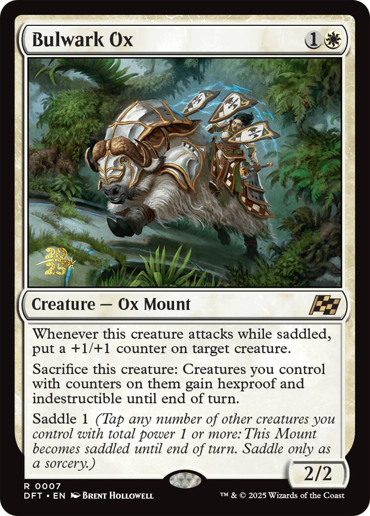 Bulwark Ox [Aetherdrift Prerelease Promos] | Jomio and Rueliete's Cards and Comics